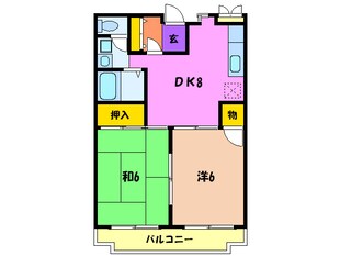 エクセル本町の物件間取画像